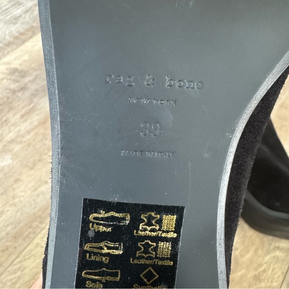 NWOT! Rag & Bone Brynn Pointy Toe Block Heel Boot - Suede - Picture 12 of 12